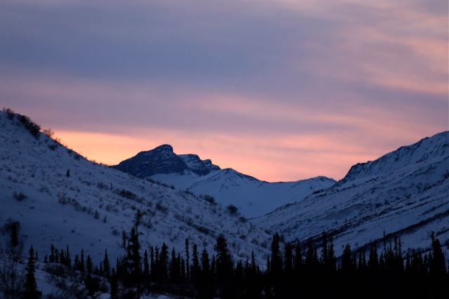 Sunset in the brooks range