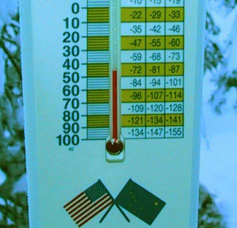 the thermometer